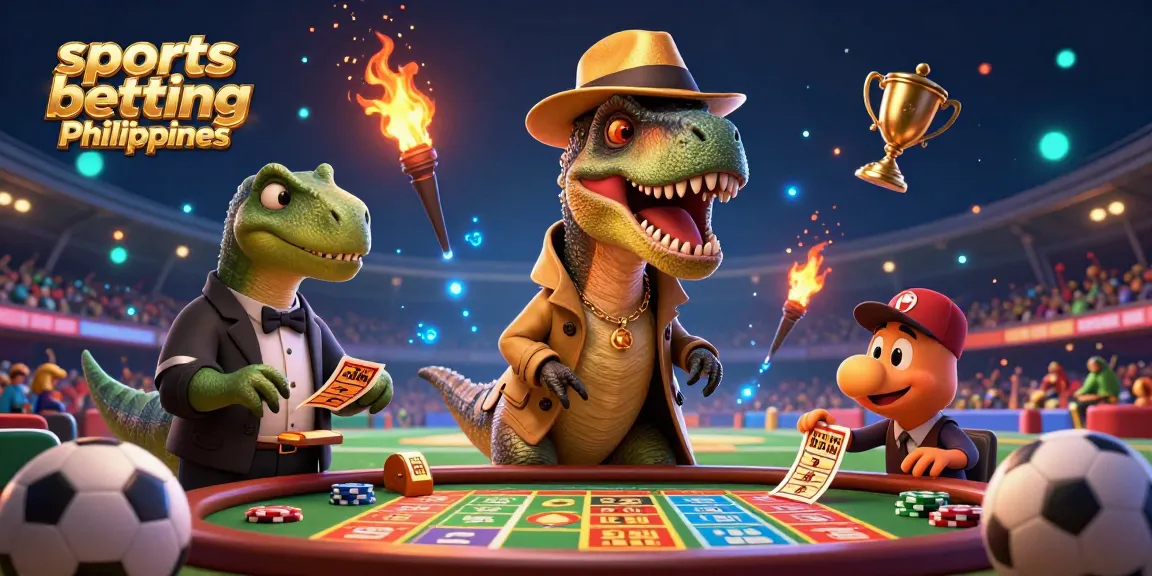 Experience thrilling sports betting Philippines action with engaging 3D characters at a lively betting scene.